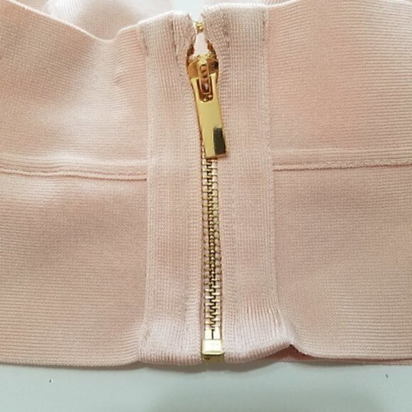 Babaton‎ Cascada Bandage Halter Pink Crop Top Size XS - Picture 5 of 6